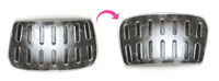 For a tighter fit, remove the two protective inserts that are next to the two larger rear inserts. Then re-insert them with the wide side up. This will reduce the size by over one inch.